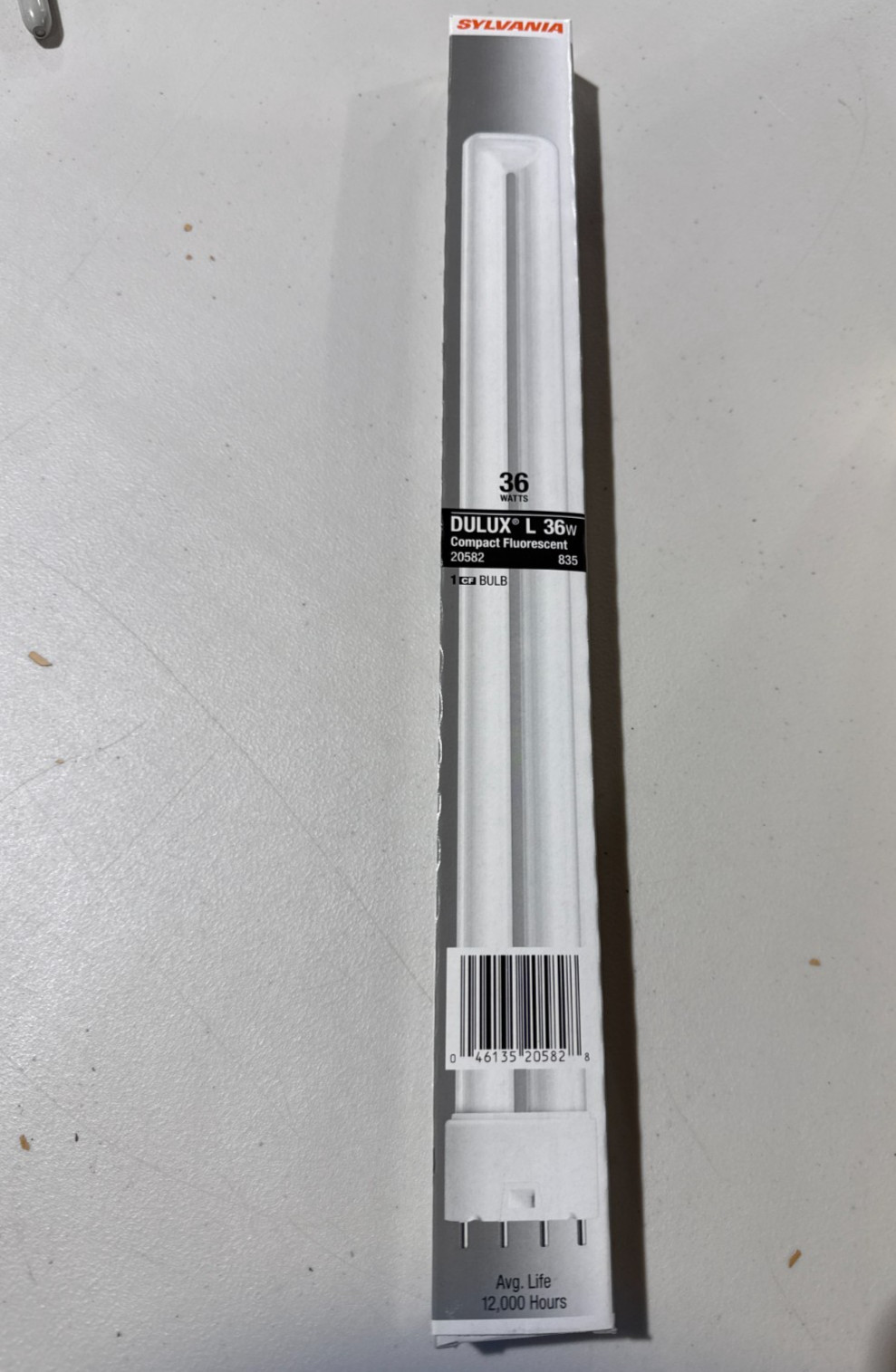 Sylvania 20582 FT36DL/835 Dulux L 36W Long Compact Fluorescent Lamp 4-Pin Base