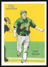 2010 Topps National Chicle Kurt Suzuki #145 Oakland Athletics
