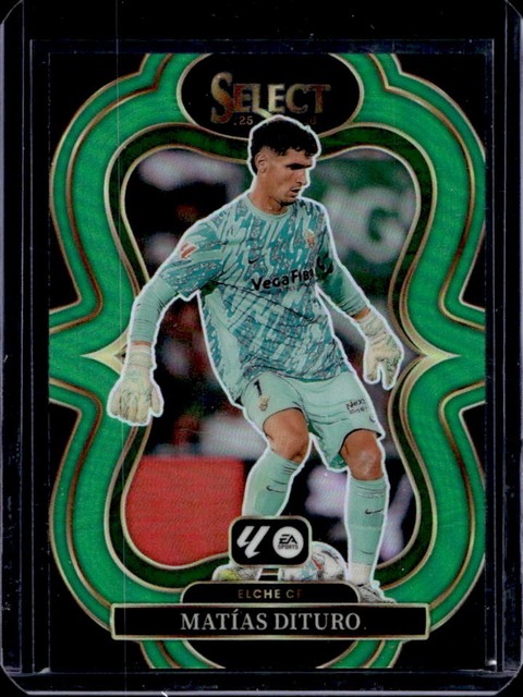 2025-26 Panini Select La Liga Matias Dituro Mezzanine Green Prizm #/5 Elche