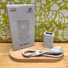 Ubiquiti POE-24-7W-G-WH PoE Adapter Gigabit 24V 7W 0.3A USA Version Plug New