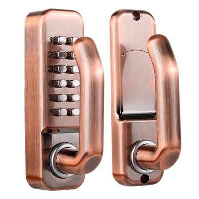 Mechanical Smart Digital Push Button Door Lock Home Keypad Keyless Code Passw FY
