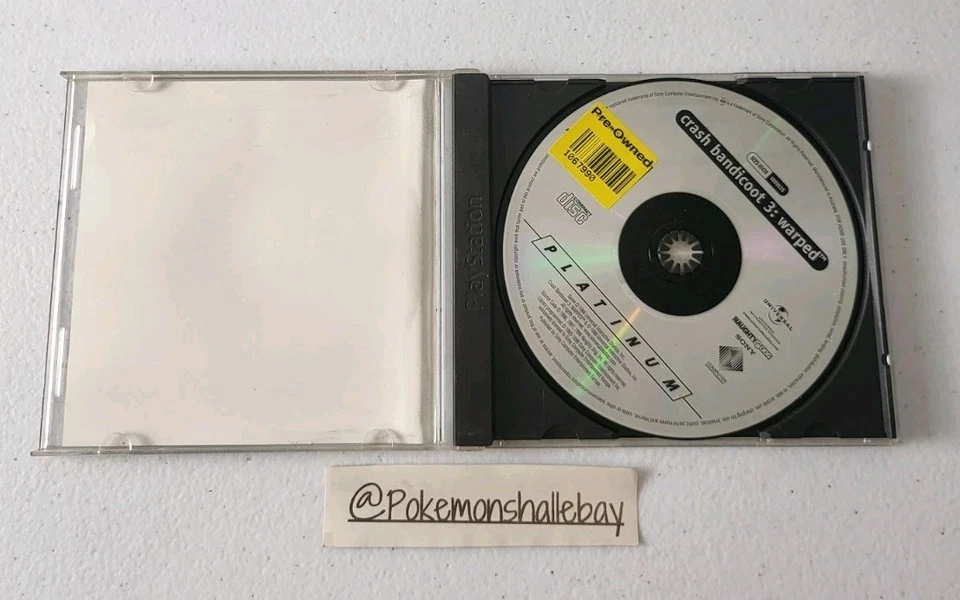 Crash Bandicoot 3 Warped - Sony Playstation 1 (PS1) Game *PAL* - Image 3 of 3