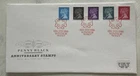 GB QEII 1990 Penny Black Anniversary Double Head Machin RM FDC Red Windsor C£12