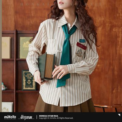 miHoYo Honkai: Star Rail Aventurine Shirts Blouse Official Tops Original Goods