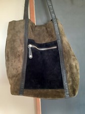 Ladies New Look Real Suede Handbag