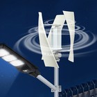 100W 4 Blade Vertical Wind Turbine Generator 24V W/Controller Windmill Power