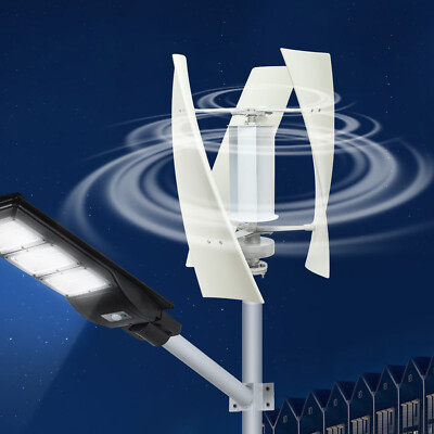 100W 4-Blade Vertical Wind Turbine Generator - 24V W/Controller Windmill Power