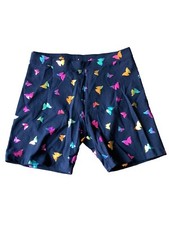 Members Mark Youth Girls Size 10 12 Shorts Blue Pink Colorful NWOT Butterfly