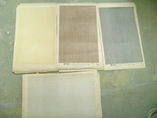 FORMO BUILDING PAPER 4MM. = 1 FT STONE BRICK 5 OF EACH = 20 14" X 8" SHEETS NEW