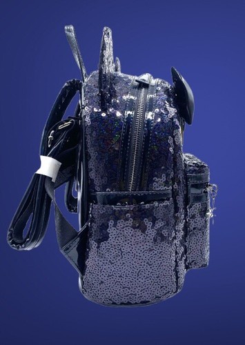NWT Disney Loungefly ”CELESTIAL DREAMS” Black Holographic Sequin Backpack - VHTF - Picture 4 of 4
