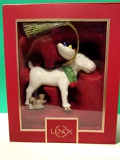 LENOX 2022 annual MOOSE ornament --  MARCEL THE MOOSE  -- -- -- --  NEW in BOX