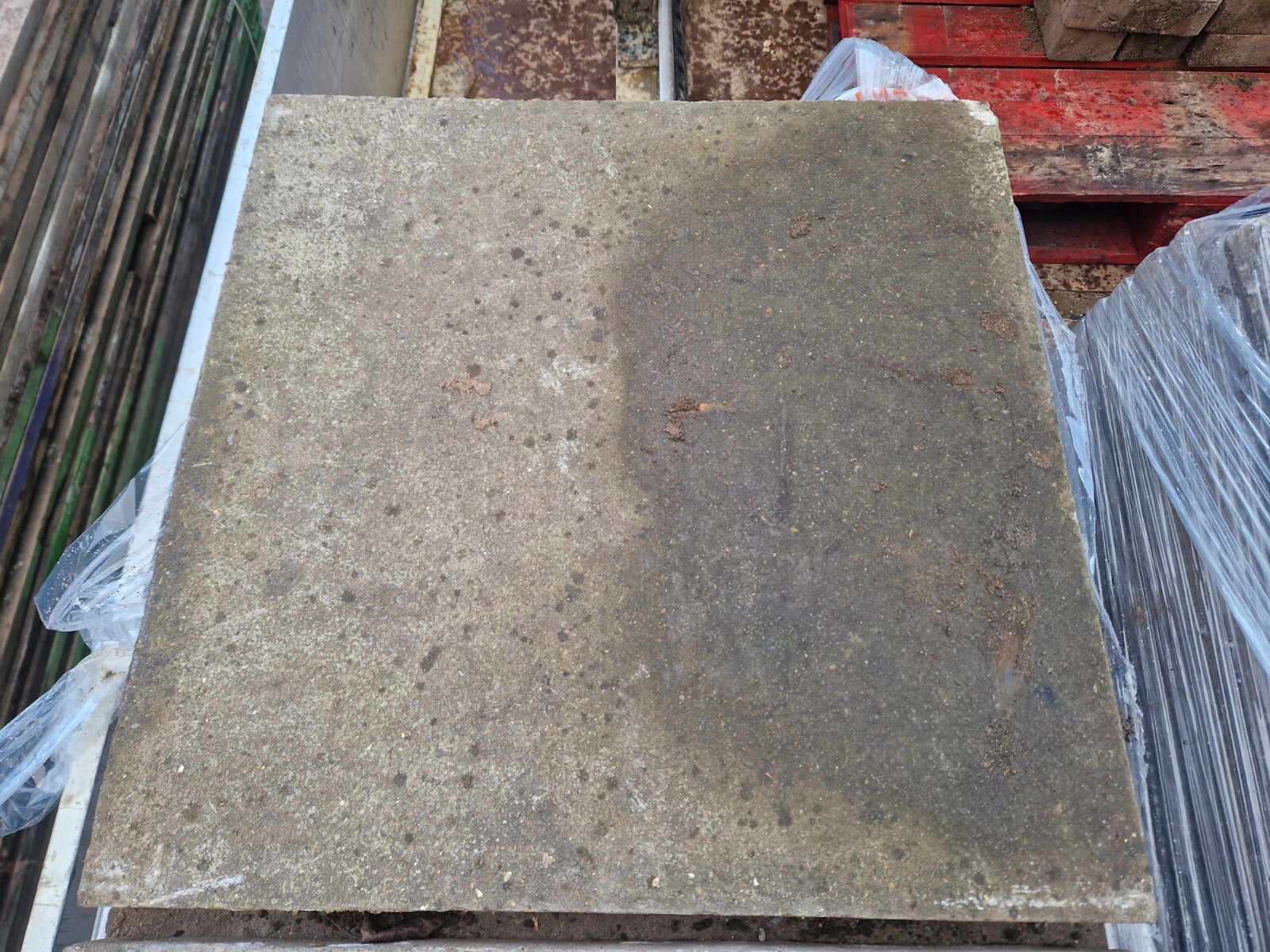 Reclaimed Council Paving Slabs 600 x 600 x 50mm (2x2) Used Grey Thick Slabs eBay