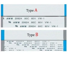 FPC FFC VW-1 AWM 20624 80C 60V Ribbon Cable Cord Ribbon Flex Flat Cable