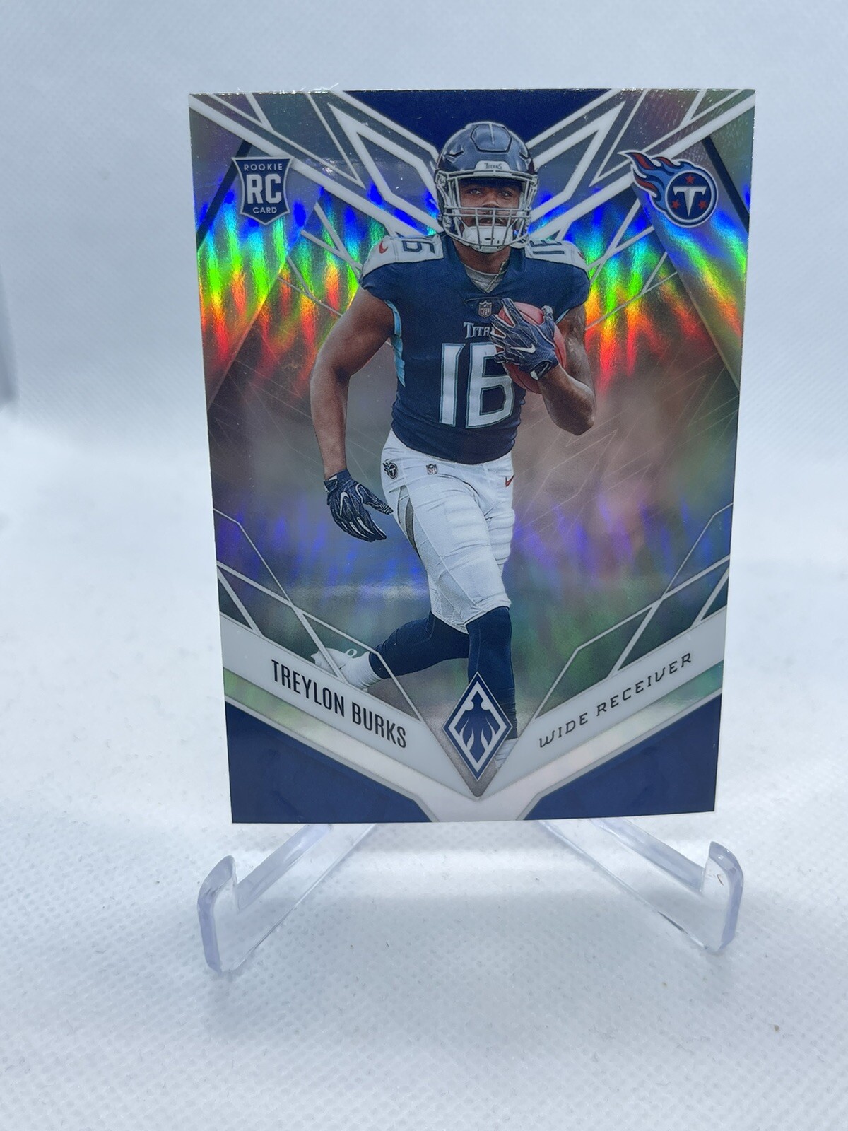 2022 Panini Phoenix Rookie Silver Prizm Treylon Burks #112 Rookie RC Titans