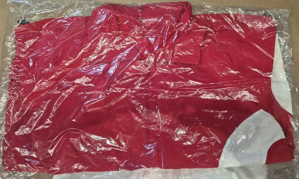 Supreme S Logo Jacket Red Small Size - Image 3 of 4
