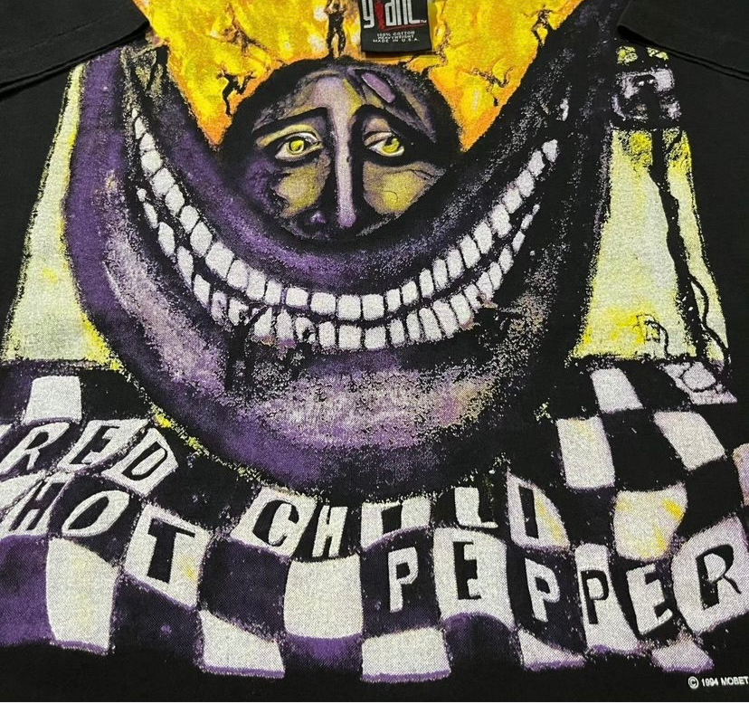 レッド・ホット・チリ・ペッパーズ　Tシャツ　XL　1994 古着 Vintage 1994 RED HOT CHILI PEPPERS XL World Tour Single