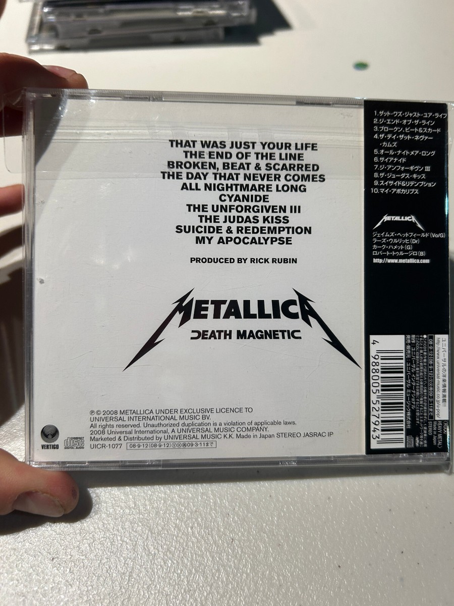 Metallica - Death Magnetic CD JAPAN HARDSHELL EDITION w/obi | eBay