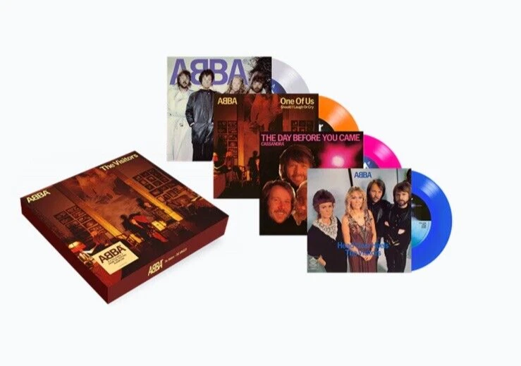 ABBA The Visitors 4 Single Box Set RARE 3000 Only NUMBERED Colored Vinyl SEALED - Image 3 of 4