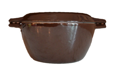 Copco Denmark Cast Iron Dutch Oven Brown Enamel 8.5'' Michael Lax 7C