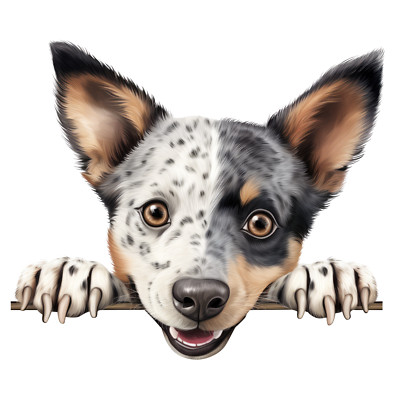 Australian Stumpy Tail Cattle Auto Aufkleber Hunde Sticker