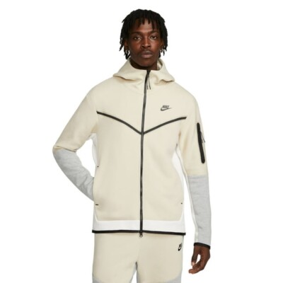 Nike Sportswear Tech Fleece Hoodie Rattan Phantom-Dark Grey Mens