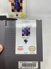 Hatris Nintendo NES Complete CIB Authentic Ships Fast