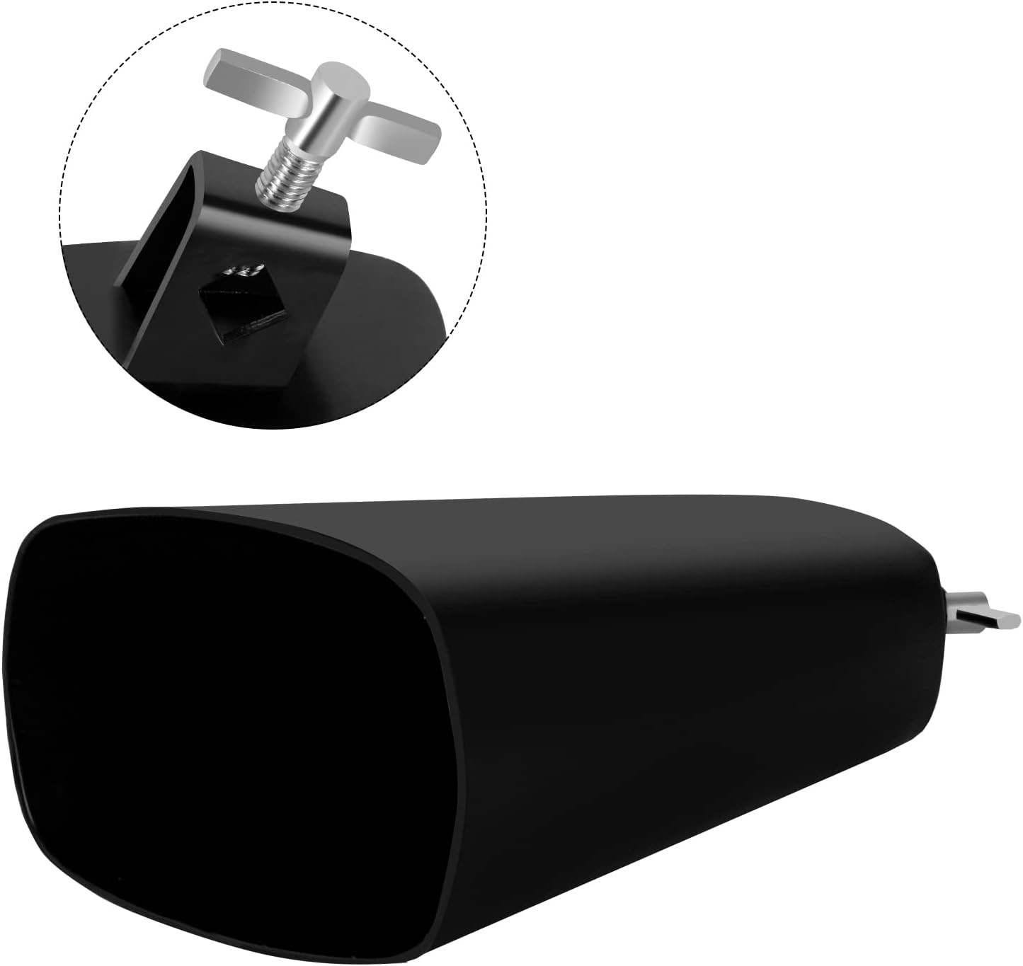 7 Inch Metal Steel Cow Bells Noise Makers Hand Percussion Cowbell with Stick for