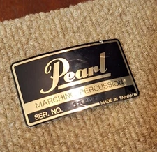 Pearl Marching Drum Badge for Snare Bass or Tom Lot 82-73