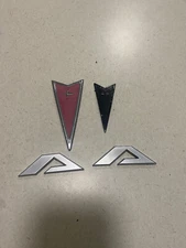 OEM Pontiac Aztek  Front 22658036 Badge Fender 10426383 Trunk  Nameplate Emblem