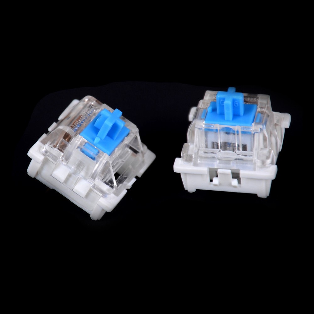10X Blue Mechanical Keyboard Switches Compatible with Cherry MX Testers </s>