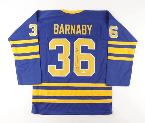 Matthew Barnaby Signed Buffalo Sabres Jersey (JSA COA) NHL Career 1992 2007