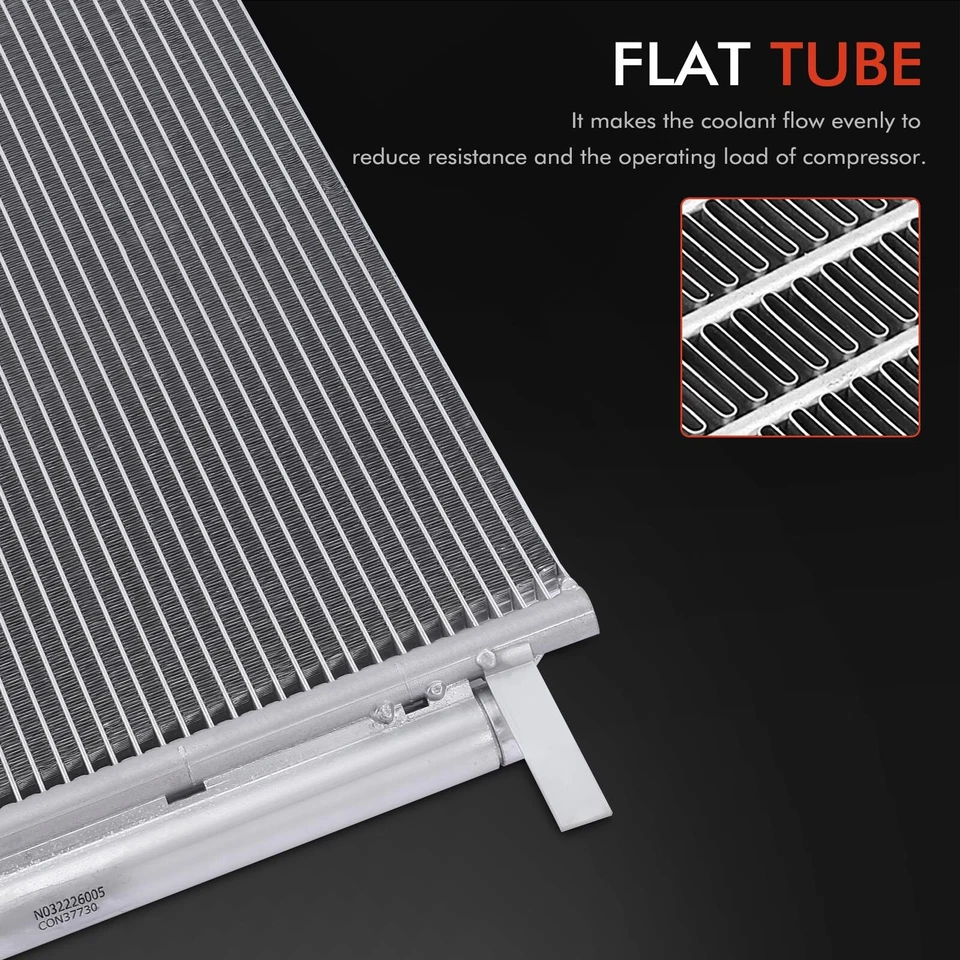 Condensador de aire acondicionado flujo paralelo con receptor secador y soporte para Mazda 6 2009-2010 Foto 3 de 4