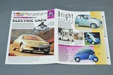 BUSCOLO FOTOGRAFICO STORIA AUTO ELETTRICHE LIBRETTO EV-1 ZAGATO ZELE FORD COMUTA+