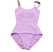 AM Capezio women's leotard with built in bra and adjustable back and straps.