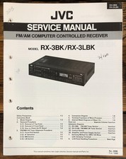 JVC RX-3 BK LBK Receiver Service Manual Original 