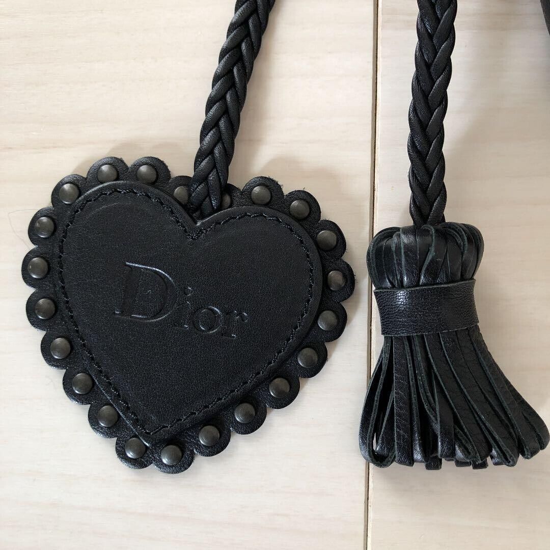 Christian Dior Shoulder Bag Crossbody Trotter Heart Nylon Christian Dior Shoulder Bag Crossbody Trotter Heart Nylon