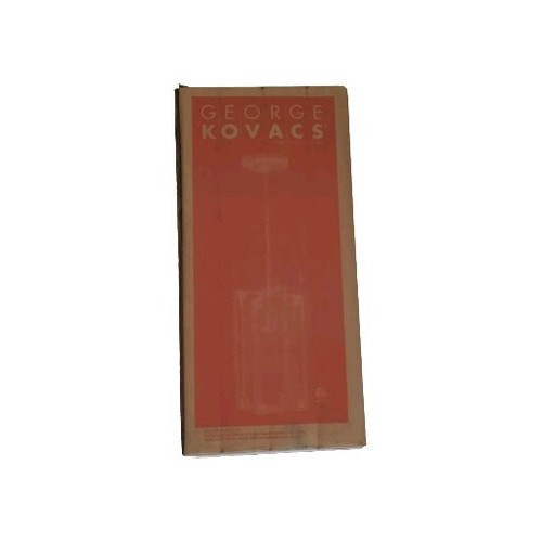 George Kovacs P1401-613 Crystal Clear Polished Nickel Ceiling Lamp (New In Box) - Picture 2 of 5