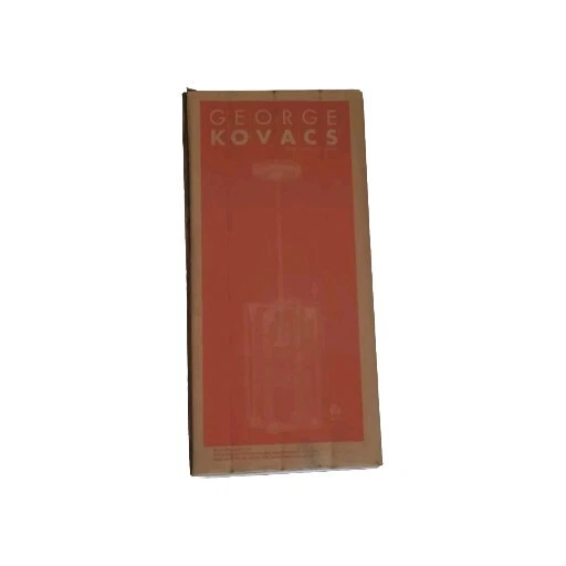 George Kovacs P1401-613 Crystal Clear Polished Nickel Ceiling Lamp (New In Box) - Image 2 of 4