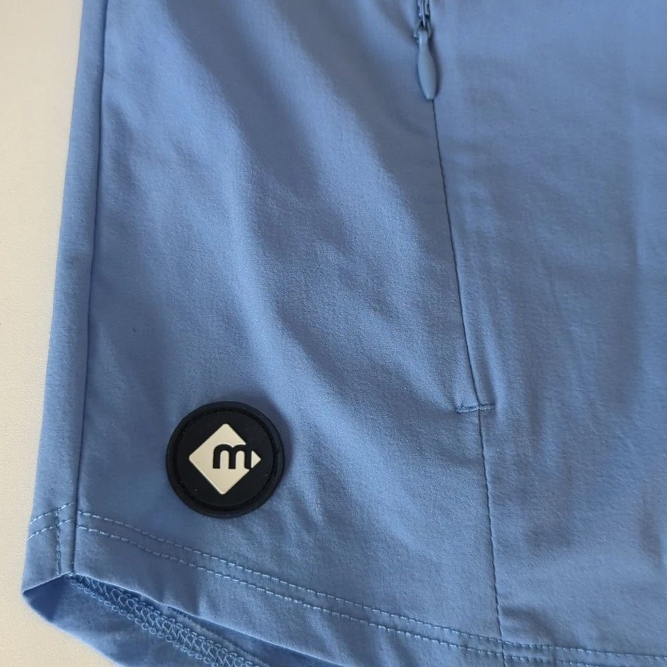 Pantalones Cortos Deportivos Moxie Azul Entrenamiento Atlético Gimnasio XS Foto 3 de 4