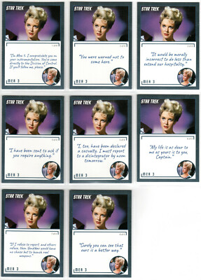 STAR TREK TOS ARCHIVES & INSCRIPTIONS #36 MEA 3 QUOTE VARIATION SINGLE YOU PICK