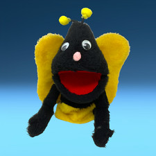 Vintage 1984 One Way Street Bumblebee Bee Custom Hand Puppet Sesame Street Style