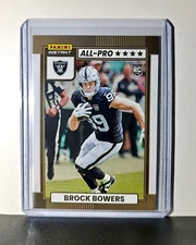 Brock Bowers Rookie 2024 All-Pro Panini NFL #4 Football Card Raiders 1 of 101