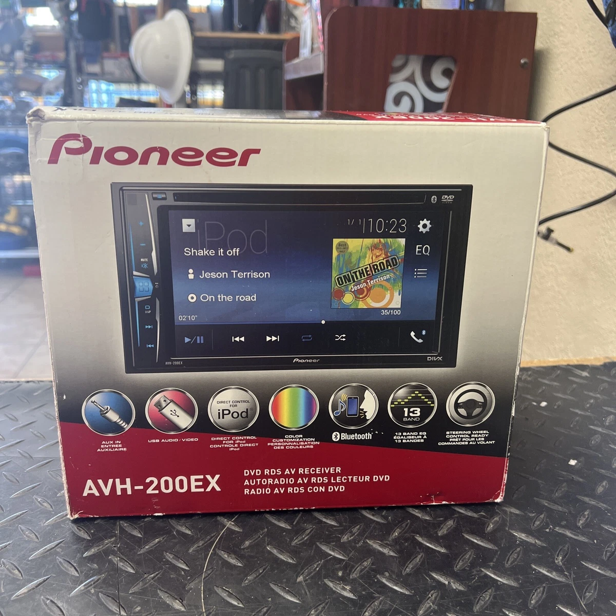 Pioneer AVH-200EX 6.2 inch In-Dash DVD Receiver - Black 