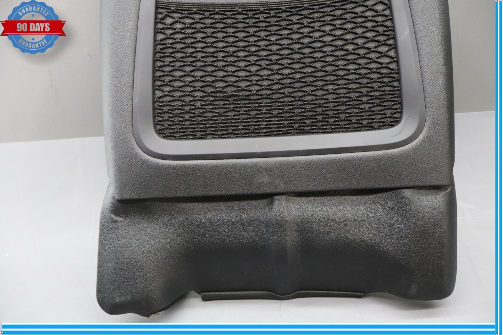 14-17 Maserati Ghibli Front Left Side Seat Back Plate Cushion Cover Black Oem