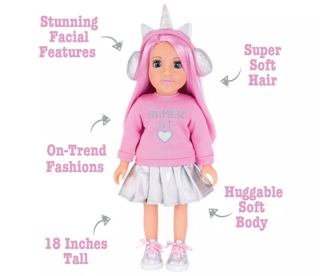 DesignaFriend Candy Girl Gamer Doll 18inch/46cm, Brand New & Boxed eBay