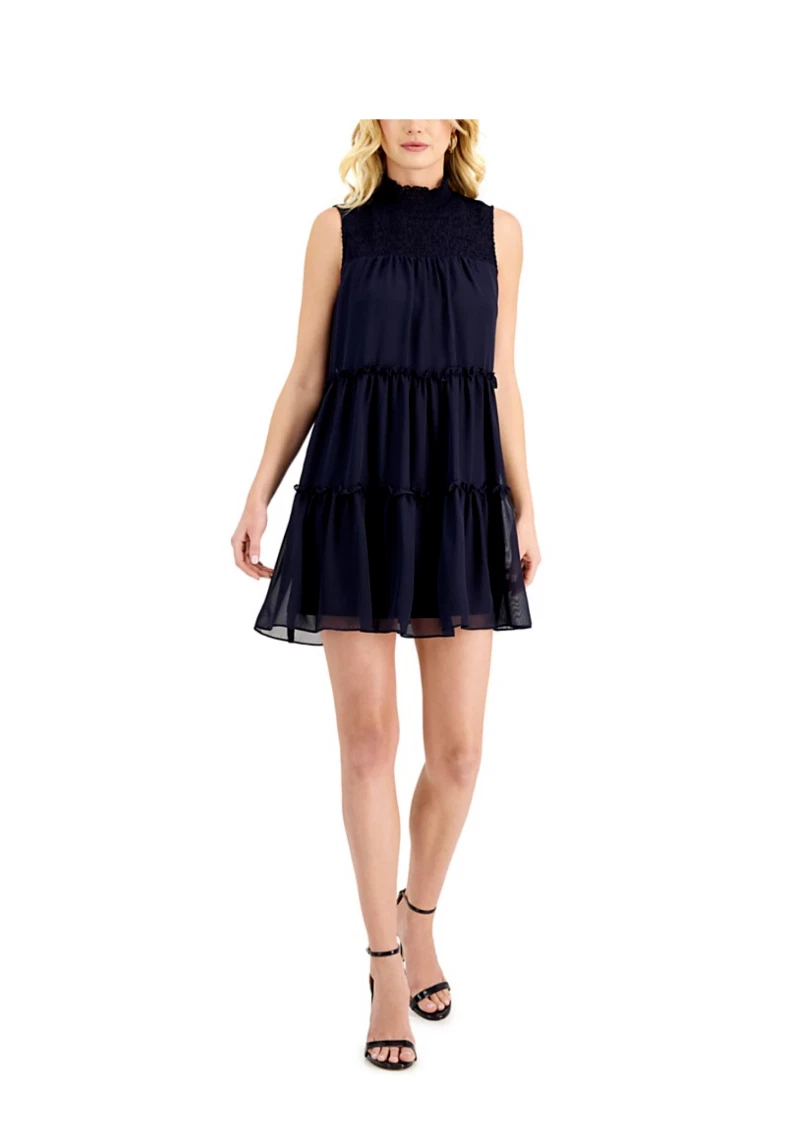 Petite top trapeze dress