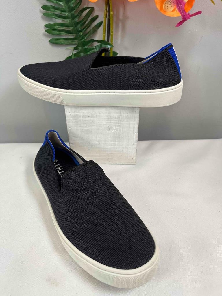 Rothy\'s Black Slip-On Shoes The Original Slip On Sneaker in Black Solid | Rothy main image 4