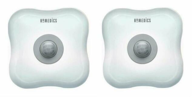 2 Pack HoMedics Total Clean Personal Air Sanitizer Kills Bacteria Light Plug In