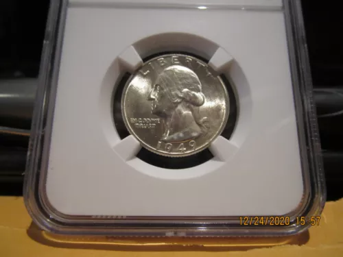 1949 P NGC Washington Quarter  Mint State 65 +++++