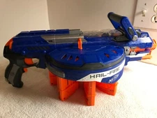 Nerf  N-Strike Elite Hailfire Dart Gun - Comes With 8 Clips - Tested And Working